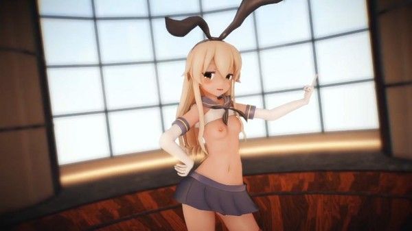 MMD舰娘岛风宅舞Yeah Oh Ahhh Oh