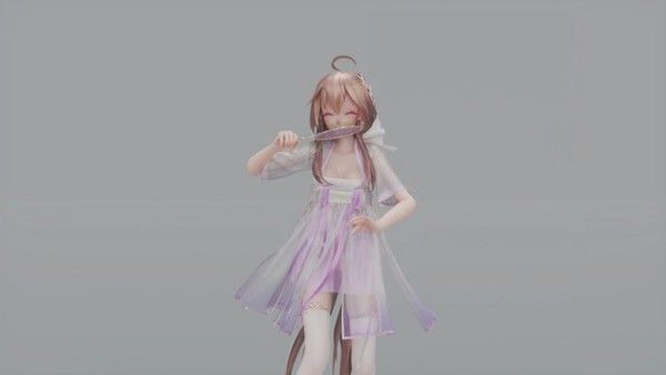 MMD22 汉服真空淫纹乐正绫千里邀月