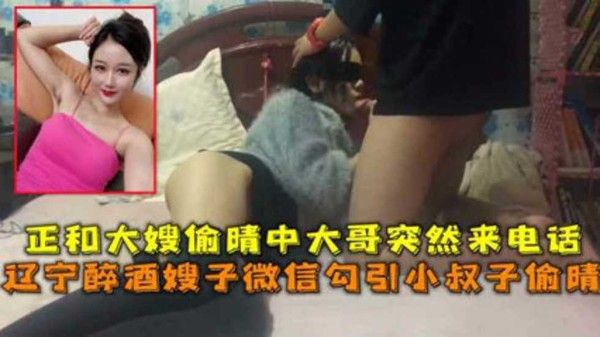 辽宁醉酒嫂子微信勾引小叔子偷情正和大嫂偷情中大哥突然来话-精品力荐