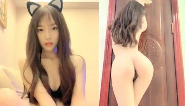 白嫩正妹变身猫女郎 淫荡挑逗勾引诱惑直播