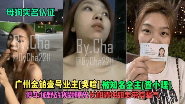 吴晗 广州金铂壹号业主停车场野战视频曝光