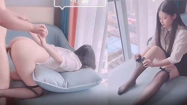 反差学妹司雨黑丝足交肛塞加持前后夹击窗前性爱玉手2_0攻速榨精爆射