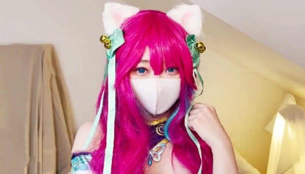 劲爆网红美少女柚子猫九尾狐的精魄榨取内射蜜穴收集精魂成功