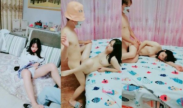 忽悠邻居女儿露脸，又嫩又可爱无毛小白虎真刺激无套内射