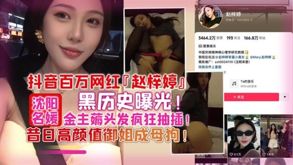 网曝百万网红赵梓婷黑历史 被金主疯狂抽插御姐沦为母狗