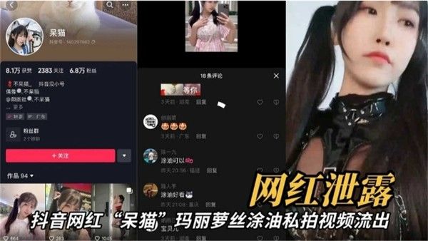 网红呆猫玛丽萝丝涂油私拍视频流出
