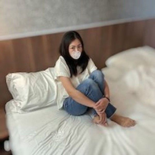 素直に発達した巨乳！平然を装っても身体は正直な典型的なスケベっ子！！