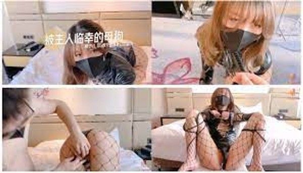 超人气美少女 糖心Up 意外遭老公的查岗被主人幸临调教的小母狗，皮衣网袜捆绑极具诱惑